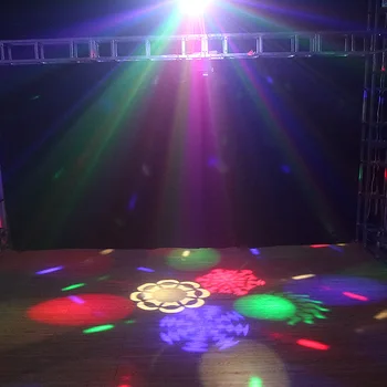 Crystal led gobo burvju bumbu RGBW gaismas sajaukšanas krāsu led disco 4 acis modeļus gaismas, bārs, naktsklubs puse