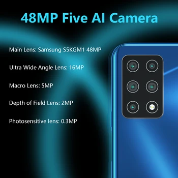 Cubot X30 Mobilais Globālo Versiju 48MP Piecu Kameru 32MP Selfie 8 GB un 256 gb NFC 6.4