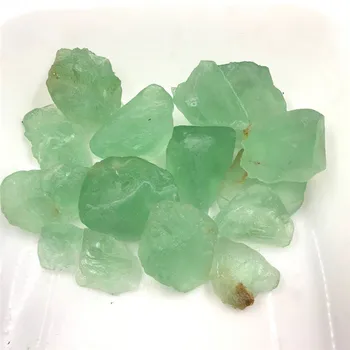 Dabīgā Akmens Kristāla Minerālu Zaļā Fluorite Akmens Mājas Apdare Griešanai DIY Materiālu, Enerģijas, Impulsa Rats Dziedināšanas Crystal