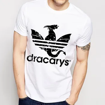 Daenerys Pūķis Dracarys funny t krekls vīriešiem vasarā jaunu baltu Vintage IEGUVA unisex gadījuma t-krekls homme Harajuku