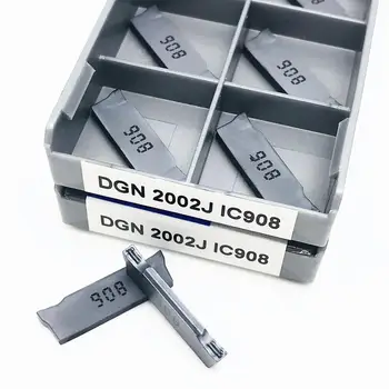 DGN2002C / 2002J IC908 DGN3003J / 3003C IC908 CNC karbīda ieliktņiem gropējums ievieto DGN 3003J IC908 par virpu, griešanas rīki
