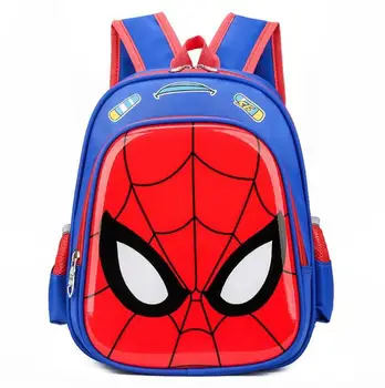 Disney Bērnu spiderman Mugursomas Super varoņiem Skolas Soma 3D Baby Zēni Mugursoma Bērniem, Bērnu Multiplikācijas filmu Skolas Somas