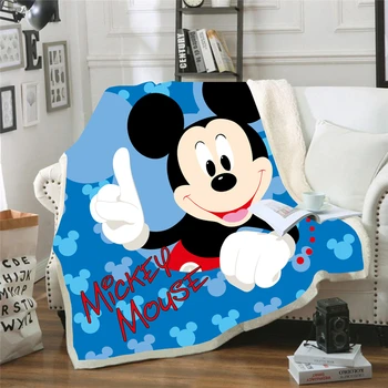 Disney Cartoon Minnie Mouse Vilnas Jēru Vilnas Četri Gadalaiki, Silts Bērnu Sedziņa Bērniem, Bērniem Mest Dīvāns Mat Loksnes Dāvanu
