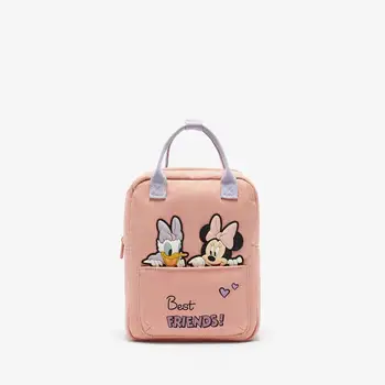 Disney Mickey Mouse bērnu soma bērniem Bacpack Karikatūra Minnie Peles modelis schoolbag Ziemassvētku Dāvanas