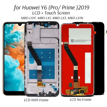 Displeja Huawei Y6 2019 Y Pro 6/Ministru PAKĀPI-LX1N LX1F LX1 LX2 LX3 Lcd Displejs, Touch Screen Nomaiņa Pārbaudīta Tālruņa Ekrānu