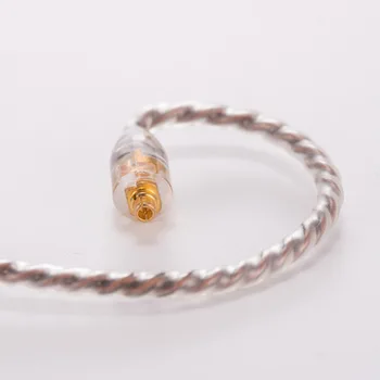 DIY Sveķu austiņu kabeli ie40 par Shure mmcx se215 535se846DIY viena kristāla vara austiņas drudzis uzlabot līnijas