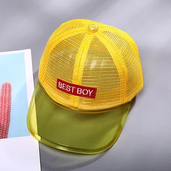 Doit 2 līdz 6 Gadiem 2019 Bērnu Beisbola cepure Hip Hop bērniem Saules Cepure PVC malām augšējā acu Labāko Zēnu un Meiteņu Cepurītes snapback cepures