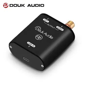 Douk Audio U2 Mini USB uz SPDIF Audio Converter XMOS XU208 Ciparu Saskarnes PIERUNĀT/OPT DSD DOP 192KHz