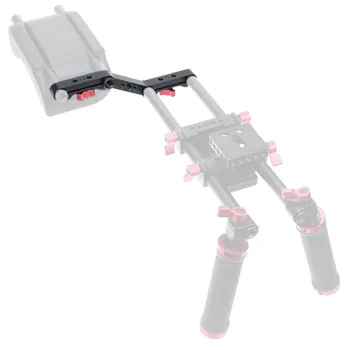DSLR Fotokamera, Videokamera Nobīde Z-Profila Skavu Stiprinājums Stiprinājuma Alumīnija Sakausējuma 15mm Rod Atbalstu Par DSLR Pleca Platformu C1140