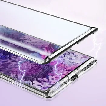 Dubultā Sānu Magnētisko adsorbcijas case for Samsung Galaxy S20 S10 Note9 8 10 S8 S9 Plus S20 Ultra S10E A50 A70 A51 A71 A81 Gadījumos