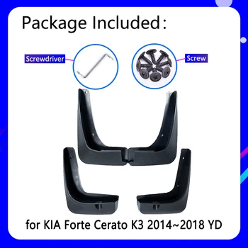 Dubļusargi piemērots KIA Forte Cerato K3~2016 2017 2018 Auto Piederumi Mudflap Fender Auto Rezerves Daļas