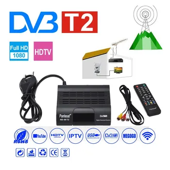 DVB-T2 HEVC 265 Uztvērēju, Satelītu Wifi Bezmaksas Digitālās TV Kastē DVB T2 DVBT2 Tuner DVB C IPTV M3u Youtube krievijas Rokasgrāmata Set Top Box