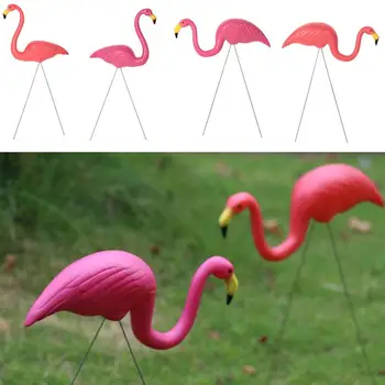 Dārza Dekori Apdare, Apdares Āra Mākslīgā Flamingo Dārza 3pcs/Daudz Rotas, Kāzu svinības, Plastmasas