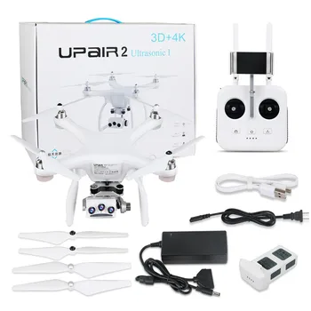 Eachine & UPair 2 Ultraskaņas 5.8 G 1KM FPV 3D + 4K + 16MP Kamera Ar 3 Ass Gimbal GPS Optiskā Optiskās RC Quadcopter Dūkoņa, RTF