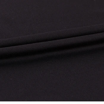 Eiropas Stila Augsto Vidukli Street Wear Spraugas Modelis Wid-Kāju Bikses Melnā Visus atbilstošos tīrtoņa Krāsas Bikses TA02800182