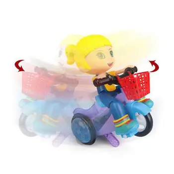 Elektriskais Tricikls Rotaļlietas 360 Grādu Rotācijas Triku Velosipēdu Mūzikas Gaismas Rotaļu Vecāku un bērnu Bērniem Dāvanas