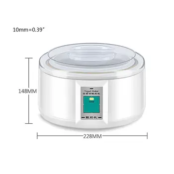 Elektriskā 1.5 L Jogurta Maker Automātiski DIY Rīku Yoghourt Konteineru Mājas Virtuve Cepamā Mašīna, Sadzīves Mini Tehnika
