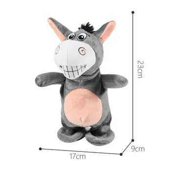 Elektroniskās Interaktīvās Rotaļlietas Gudrs Elektriskā Balss Ierakstīšanas Ēzelis, Kas Pārvietojas Runāt Un Pastaigu Donkey Rotaļlietas Dzimšanas Dienas Dāvanas Bērniem