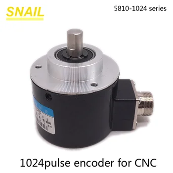 Encoder par CNC mašīnas vārpstas 5810 58mm 10mm 1024pulses 10pin ietver kabelis