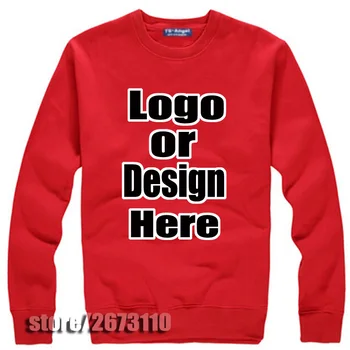 ES LIELUMS Bieza Rudens ziemas vīrietis sievietes pasūtījuma Personalizētu logo DIY pielāgota pielāgoto modeli dizainers vilnas krekls