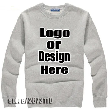 ES LIELUMS Bieza Rudens ziemas vīrietis sievietes pasūtījuma Personalizētu logo DIY pielāgota pielāgoto modeli dizainers vilnas krekls