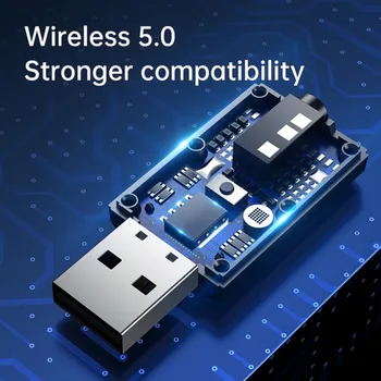 Eshowee Bezvadu Bluetooth Adapteris, USB Raidītājs Uztvērējs, 3,5 mm AUX Audio Pārveidotājs, Lai PC, TV Auto
