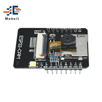 ESP32-CAM ESP32-CAM-MB, WIFI, Bluetooth Valdes OV2640 Kameras Moduļa ar Antenu Micro USB savienojumu ar Seriālo Portu CH340G Automātisku Ielādi