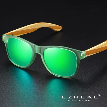 EZREAL Vīriešu/Sieviešu Modes SunglassesOutdoor Darbībām Braukšanas Polarizētās Koka Saulesbrilles