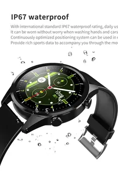 F35 Amoled skārienekrānu 240*240 HD Ekrāna EKG Smart Skatīties Vīrieši Bezvadu Charing IP67 Waterproof sirdsdarbība BT 5.1 Smartwatch PK GT2