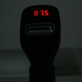 F40 FM Raidītājs Bezvadu Modulators Bluetooth 5.0 AUX-no Automašīnas Brīvroku Komplektu, U Diska MP3 Atskaņotāju, Auto Dual USB Lādētājs