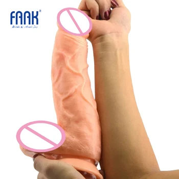 FAAK Reālistisks dildo piesūcekni liels penis pieaugušo seksa produkti lielā dick pāris flirting seksa rotaļlietas anālais dildo melnā seksa veikals