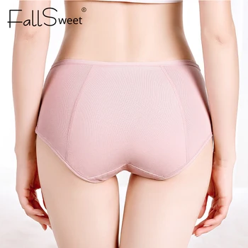 FallSweet 5 gab. / iepak !Sieviešu Periodā Sexy Apakšbiksītes Hermētiskos Menstruālā Biksītes Sieviete Veļa, Kokvilnas Plus Lieluma Biksītes