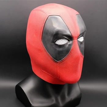 Filma Deadpool Cosplay Maska, Lateksa Pilnu Galvas Ķivere Deadpool Brist Winston Wilson Puse Cosplay Kostīms Maskas Aksesuāri
