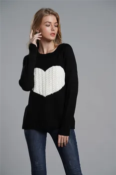 Fitshinling Sirds raibs dāmu džemperis casual slim puloveru, sieviešu apģērbs, trikotāžas rudens ziemas gudrs džemperi sievietēm