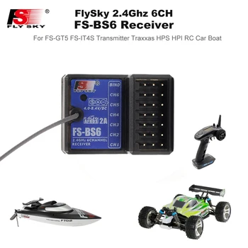 FlySky FS-BS6 Uztvērējs 2.4 Ghz 6CH AFHDS2 par FlySky FS-GT5 FS-IT4S Raidītāju Traxxas NA HPI RC RC Laivu