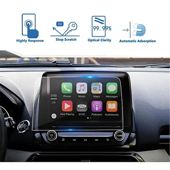 Ford EcoSport SYNC 3 8 Collu 2018 Auto Navigācijas Ekrāna Aizsargs, Rūdīts Stikls Touch Screen Protector