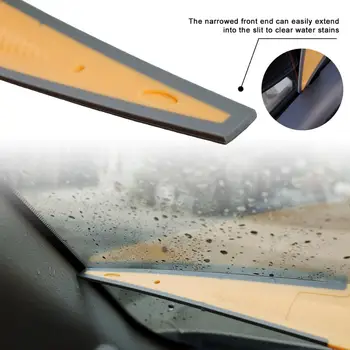 FOSHIO Ilgi Mīkstas Gumijas Špakteļlāpstiņu Oglekļa Šķiedras Filmu Automašīnu Vinila Ietīšana Skrāpis Stikla Logu Tonējums Tīrīšanas Līdzeklis Ūdens Noņemšanas