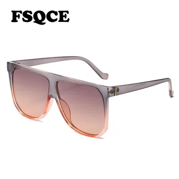 FSQCE Modes Laukumā Saulesbrilles Sieviešu Lielajam Rāmis Big Jaunu Dizainu, Vintage Luksusa Augstas Kvalitātes Saules Brilles UV400