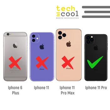 FunnyTech®Silikona Case for Iphone 11 Pro l alus Logo