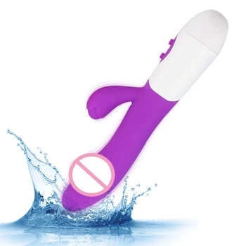 G Spot Dildo Trušu Vibrators Sievietēm Dual Vibrācija, Ūdensizturīgs Silikona Sievietes Maksts Klitora Massager Seksa Rotaļlietas Sievietēm