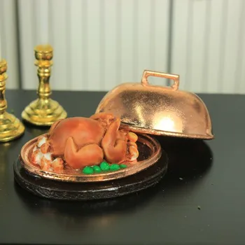 G06-X542 bērniem, baby dāvanu Rotaļlietu 1:12 leļļu Namiņš mini Mēbeļu Miniatūras mērījumu turcija ēdiens 1gb