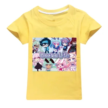 Girl Vasaras Apģērbs 2020. Gadam Kokvilnas Toddler Meitene Drēbes Gacha Dzīves Smieklīgi Krekls Pusaudžu Meiteņu Apģērbu Puika T-krekls Liels Bērnu Tees