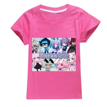 Girl Vasaras Apģērbs 2020. Gadam Kokvilnas Toddler Meitene Drēbes Gacha Dzīves Smieklīgi Krekls Pusaudžu Meiteņu Apģērbu Puika T-krekls Liels Bērnu Tees
