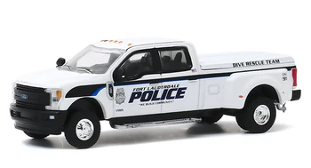 GreenLight automašīnām, 1/64 2019 Ford F-350 dual-drive Pica Floridas Policijas Auto collection versijas auto modelis rotaļlieta dāvana
