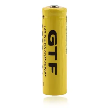 GTF 4gab 14500 Akumulators 3,7 V 2500mAh Uzlādējamās Li-ion Baterijas + bateriju Lādētājs