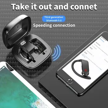 GuideRay B10 TWS Bluetooth 5.0 Taisnība Bezvadu Aktīvās Trokšņu Izolētas Sporta Hifi Mūzika Stereo Brīvroku Austiņas Austiņas Austiņas
