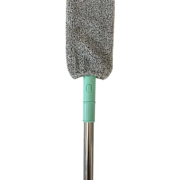 Gultas Putekļu Birste Ilgtermiņa Rokturi Mop Atkārtoti Microfibre Duster Slaucīšanas Birste 100cm/125cm E2S