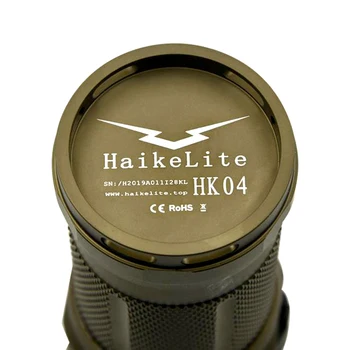 Haikelite HK04 4 x SST40 9000LM Anduril UI Spožu Lukturīti Ūdensizturīgs Kempings Lāpu Lampas Meklēšana Prožektori LED Laternu
