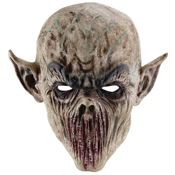 Halloween Asiņaini Biedējošu Šausmu Maska, Pieaugušo Zombiju Maska, Lateksa Kostīms Puse Pilnu Galvu Cosplay Masku Masku Aksesuāri