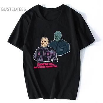 Halloween T-Krekls Šausmu Rakstzīmes, Jason Voorhees Print T-krekls Vīriešu un Sieviešu Modes Harajuku Streetwear Smieklīgi T-Krekls Topi Unsiex